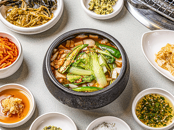 갈매기대도 곁들임